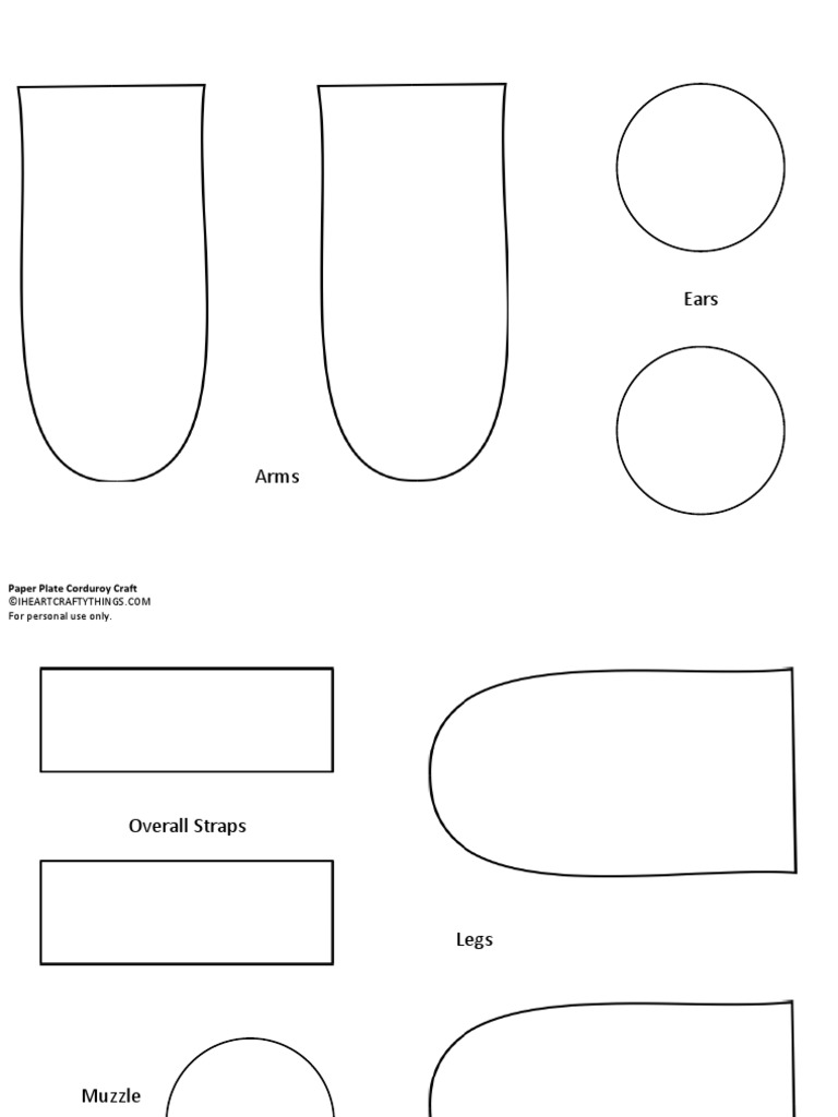 Corduroy Craft Template FINAL | PDF