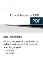 Ethical Issues in CRM