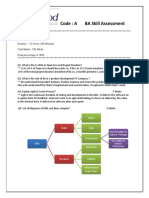 BA Skill Assessment: Code A Questions and Answers