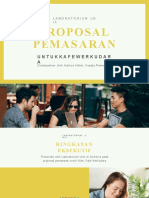 Kuning Dan Putih Foto Proposal Pemasaran Presentasi