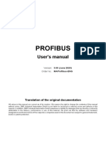 Profibus User's Manual ENG V3.00