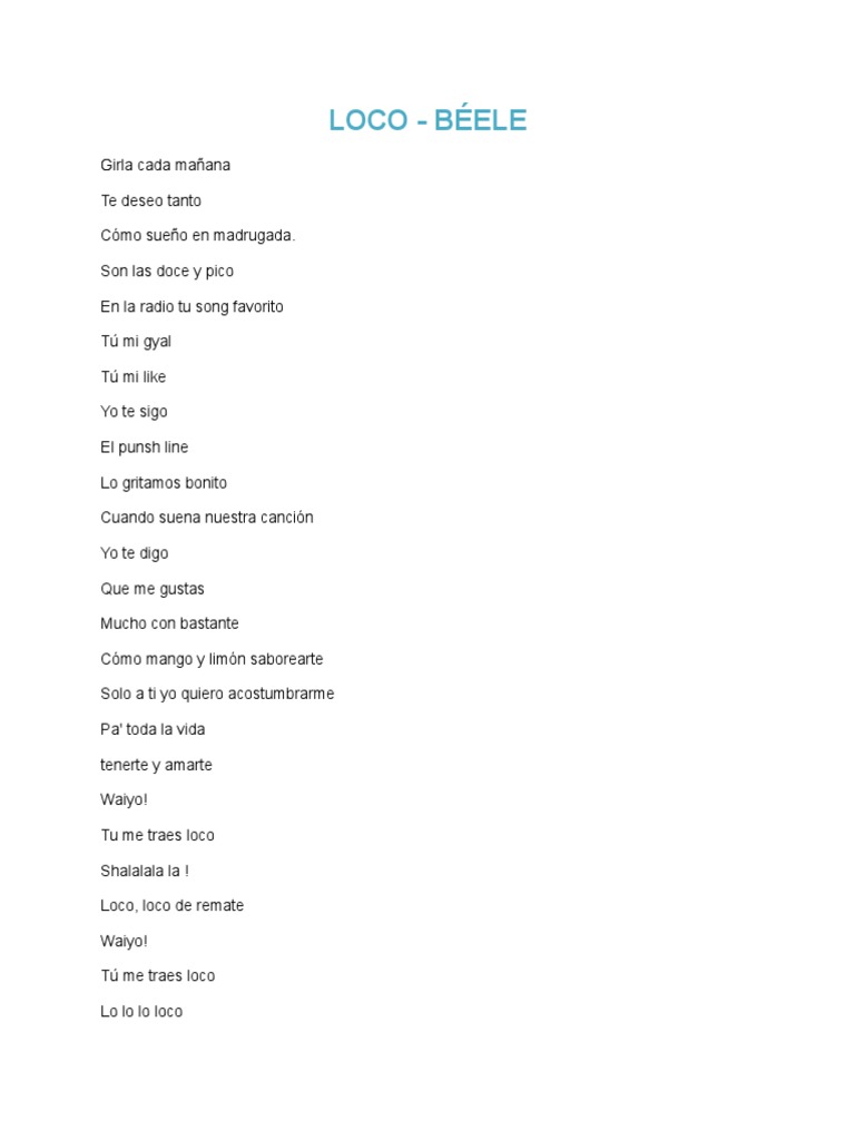 Letra de 