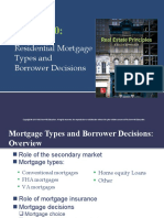 Residential Mortgage Types and Borrower Decisions