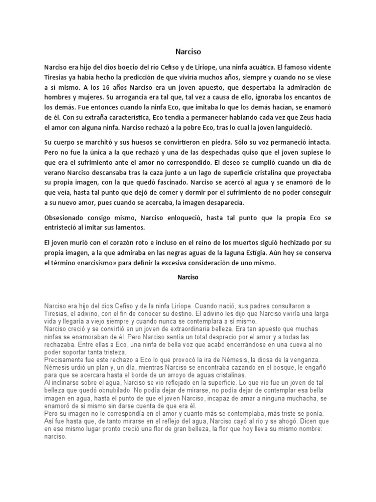 Narciso Mito Pdf