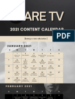 BARE TV - Social Media Calendar (Fixed)