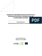 Diagnóstico e Implementación de Dos Proyectos de Restauración Ecológica A Pequeña Escala - 2