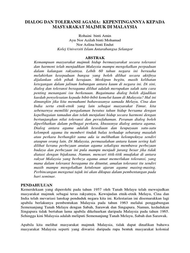 11 Rohaini | PDF | Ilmu Sosial