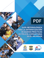 Guia de Las Buenas Prácticas de La PNC Comunitaria en El Salvador