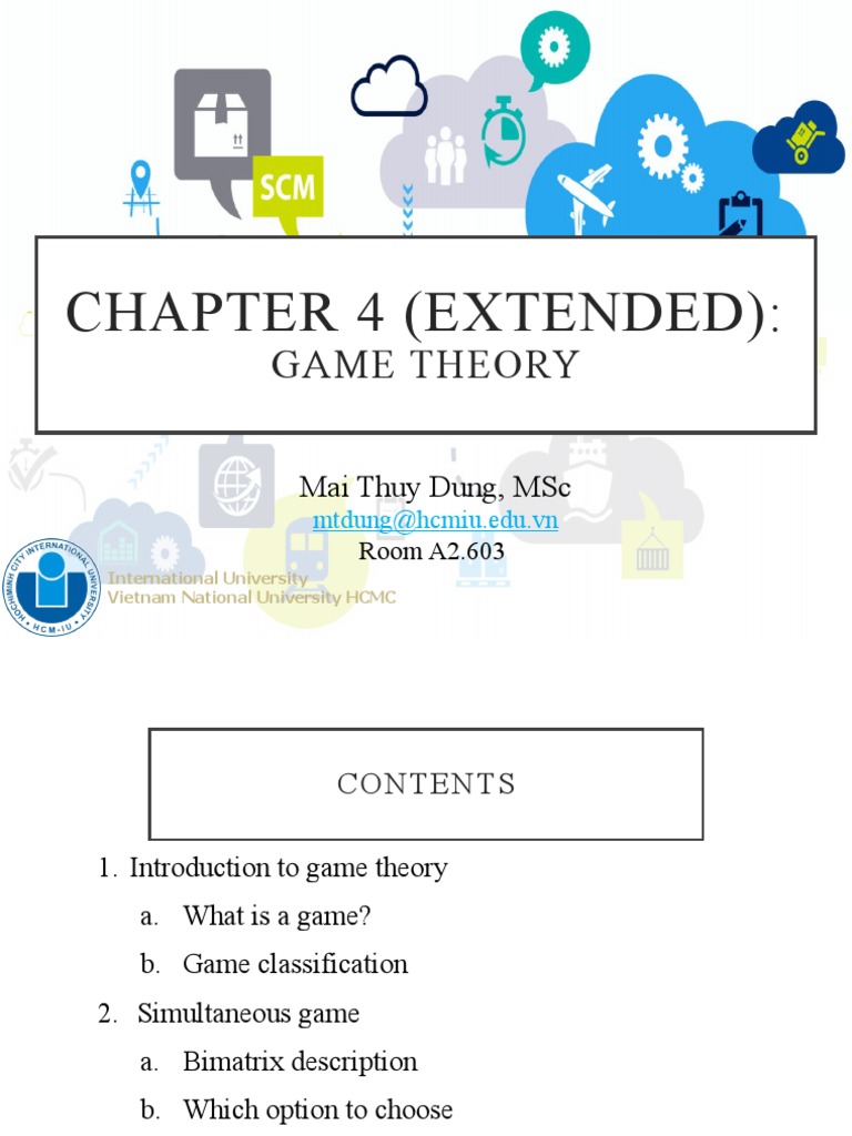 Chapter 3 Extension Game TheorySt PDF Game Theory Economic Theories