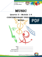 10 Music: Quarter 3 - Module 1-4 Contemporary Philippine Music