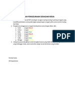 Aturan Seragam Kerja PDP