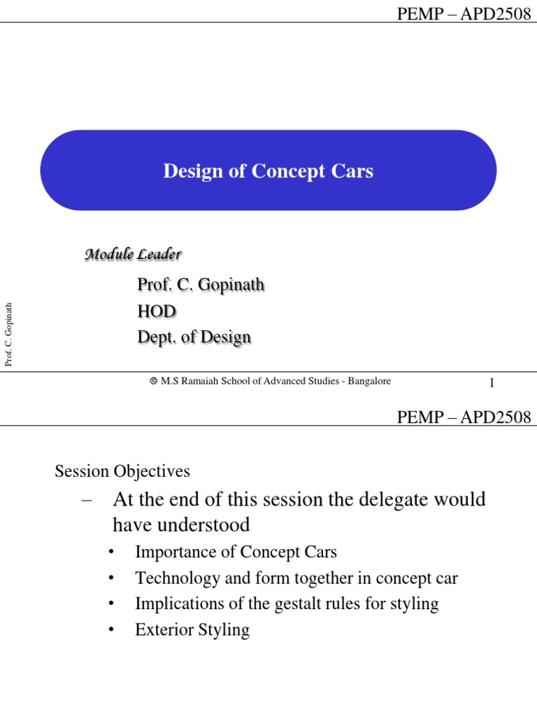 Understanding Concept Car Design | PDF | Buick | Car Body Styles
