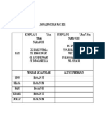 Jadual Program Pagi 2021