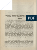 Berciu, D., Repertoriu Arheologic de Statiuni Si Descoperiri Preistorice in Romania, Revista Arhivelor, 1941, p. 280-295