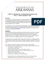 CARES Act Guidelines For Awarding Student Emergency Grant Phase 2 - Effective September 8, 2020