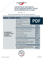 Grille de Retraits de Points