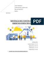 Sistema de Costos Por Ordenes Específico