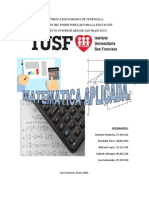 Matematica TRABAJO DE INVESTIGACIÓN