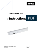Manual Thule Omnistor 4900 4AY900-01