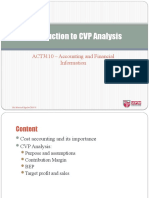 ACT3110 - Introduction To CVP Analysis (S)