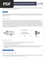 Migrating PL/SQL To Java Stored Procedure