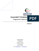 Unscrambler - X Prediction Engine ProgrammerGÇÖs Reference Manual
