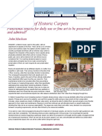 The Treatment of Historic Carpets - John Maclean