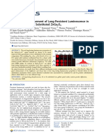 Considerable Improvement of Long-Persistent Luminescence In
