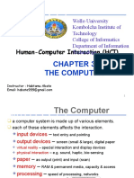The Computer: Human-Computer Interaction (HCI)