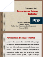 Perencanaan Batang Terlentur