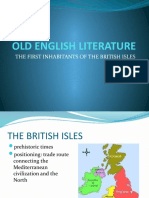 Old English Literature: The First Inhabitants of The British Isles