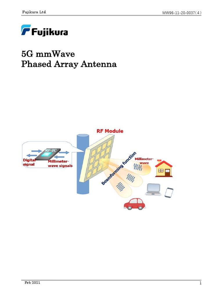 5G mmWave Phased Array Antenna Overview | PDF | Antenna (Radio ...