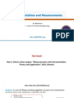 Instrumentation and Measurements: Fall Semster 2019