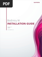 Bioentry W: Installation Guide