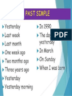 Past Simple Time Expressions