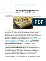 3.6V Lithium Ion Battery Charging Circuit LM317 - Electronics Projects Circuits