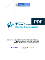 MODELO DE MADUREZ PARA LA TRANSFORMACIÓN DIGITAL