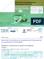 Hacer de La Iniciativa de Arquitectura Eempresarial Un Mecanismo Accionable