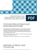 Pengaturan Dan Pengawasan Bank Oleh Otoritas Jasa Keuangan