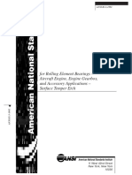 For Rolling Element Bearings - Aircraft Engine, Engine Gearbox, and Accessory Applications - Surface Temper Etch
