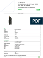 Square D™ QO™ and QOB Miniature Circuit Breakers - QOB120VH