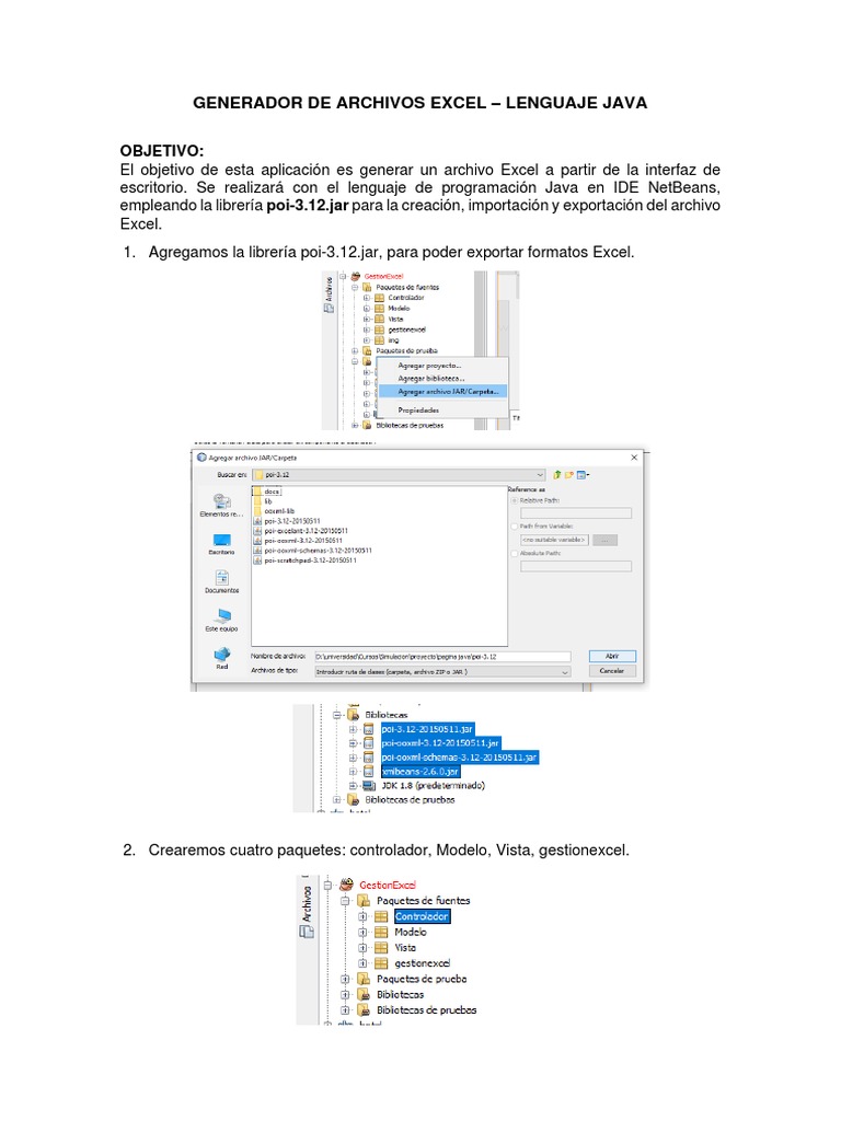 Generador Excel en Java con POI | PDF | Java (lenguaje de programación ...