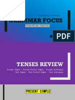 Grammar Focus - Senior 6 - Unit 1 Part 1
