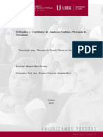 Os Desafios de Angola no Combate ao Terrorismo