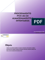 Proceso Almacenamiento Administracion