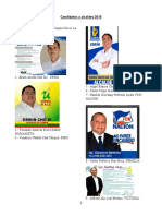 Candidatos A Alcades en Coban Alcaldes de Coban Con Imagen 2019