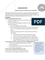 Digital Translingualism Assignment Sheet