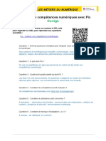 Cultivons Nos Compétences Numériques Avec Pix: Corrigé