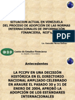 Situacion Actual de La Adopcion de NIIF en Vzla.