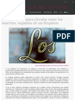 Cortes Rocca - Instrucciones para circular entre las muertas, seguidas de un Réquiem | the Buenos Aires Review | Di
